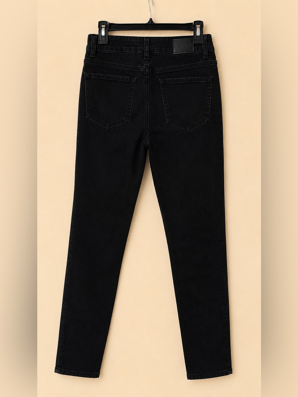 Tahari Jamie Black Skinny Jeans Size 6/28 Stretch - Picture 3 of 7